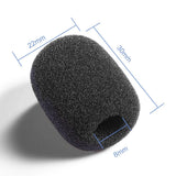 100 Mini Foam Mic Windscreen Mic Cover Small Lapel Headset Microphones