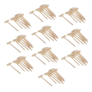 100 Mini Wooden Hammers for Seafood Lobster Shell