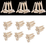 100 Mini Wooden Hammers for Seafood Lobster Shell