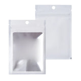 100 Mylar Bags 2.8x4 In Smell Proof Resealable Clear Window Food Jewelry Packag