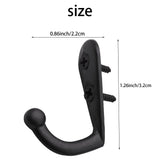 Double-Hole Single Robe Coat Hooks with Screws