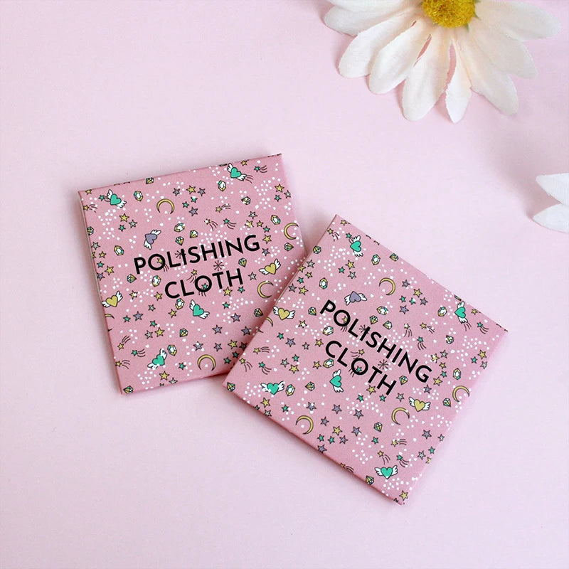 100 Mini Silver Polishing Cloth & Jewelry Polishing Cloth 5x5cm