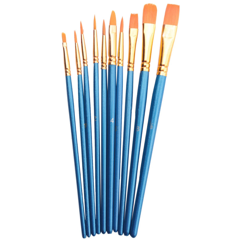 100 Pcs Paint Brush Set Professional Painting Brushes for Watercolor Oil Acrylic