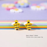 100 Small Resin Bee Jewelry Decoration Hairpin Epoxy Patch