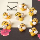 100 Small Resin Bee Jewelry Decoration Hairpin Epoxy Patch