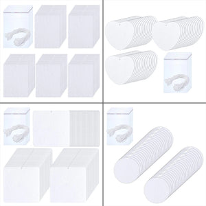 100 Sublimation Air Freshener Blanks DIY Car Pressed Felt Blanks