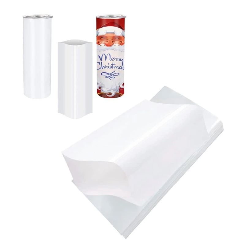 100 Pcs Sublimation Shrink Wrap 5X10 Inch for Tight Tumblers