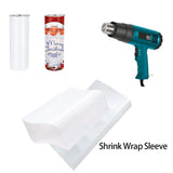 100 Pcs Sublimation Shrink Wrap 5X10 Inch for Tight Tumblers