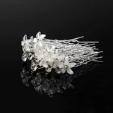 100 Pcs Wedding Bridal Hair Pins Crystal Rhinestone Hair Accessories