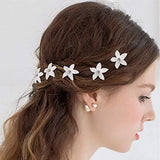 100 Pcs Wedding Bridal Hair Pins Crystal Rhinestone Hair Accessories