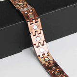 Copper Bracelet Men Magnetic Therapy 3500 Gauss Magnets