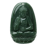 Natural Jade Sakyamuni Buddha Necklace Pendant