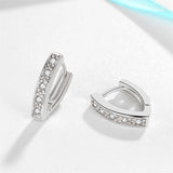 14K Retro Double Layer Hoop Earring Charm Jewelry for Women
