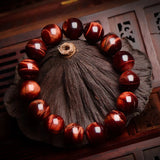 5A Red Tiger Eye Bracelets 6/8/10/12mm Stone Beads Bangle