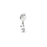925 Silver Baby Teddy Bear Charms Heart Clips Mouse Balloon Dangles