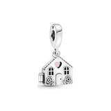 925 Silver Charms Mum House Dangles Butterfly Beads DIY Jewelry