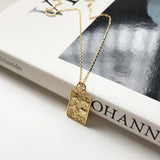 925 Silver Geometric Heart Necklace Pendant Charm