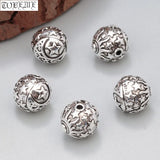 925 Silver Moon Star Beads Vintage Sterling Jewelry Bracelet