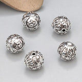 925 Silver Moon Star Beads Vintage Sterling Jewelry Bracelet