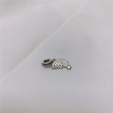 925 Silver Rainbow Dangle Pendant for Bracelets Necklaces