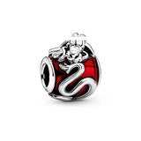 925 Silver Rabbit Charms Cactus Sheep Beads Puppy Dog Bangles for Pandora