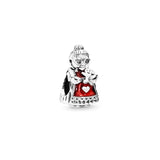 925 Silver Snowman Puppy Dog Charms for DIY Jewelry