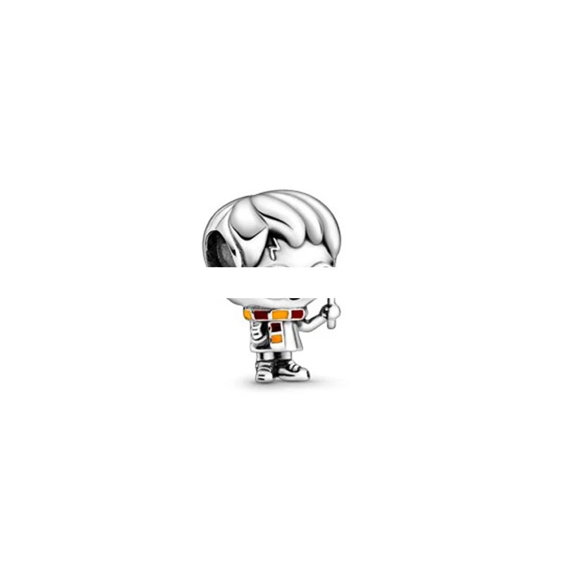 925 Silver Owl Beads Charms Pendants for Pandora Jewelry