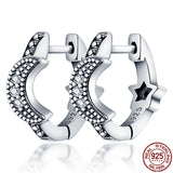 925 Sterling Silver Heart Zircon Earrings, Birthday Gift for Girls