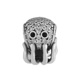 925 Sterling Silver Octopus Bead Charm for Bracelet
