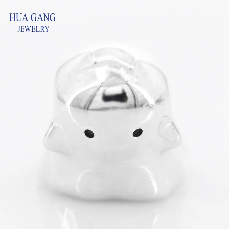 925 Sterling Silver Boo the Ghost Charm Fits Pandora Charms Bracelets