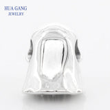 925 Sterling Silver Boo the Ghost Charm Fits Pandora Charms Bracelets