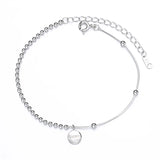 925 Sterling Silver Beads Bracelets Lucky Bracelet Women Fine Jewelry