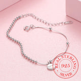 925 Sterling Silver Beads Bracelets Lucky Bracelet Women Fine Jewelry