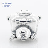 925 Sterling Silver Flying Pig Charm for Pandora Bracelets