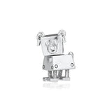 925 Silver Bobby Bot Charm Bead for Bracelet