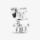 925 Silver Bobby Bot Charm Bead for Bracelet