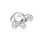 925 Sterling Silver Turtle Charm Bead for Jewelry Making