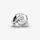 925 Sterling Silver Turtle Charm Bead for Jewelry Making