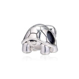 925 Sterling Silver Turtle Charm Bead for Jewelry Making