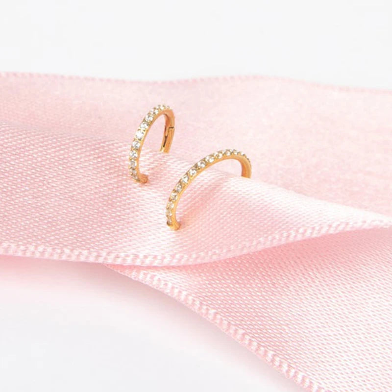 925 Sterling Silver Nose Ring Hoop for Women Men Unisex Nose Piercing