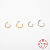 925 Sterling Silver Nose Ring Hoop for Women Men Unisex Nose Piercing