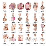 925 Sterling Silver Charms Beads Bracelet Women Jewelry Making