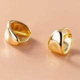 925 Sterling Silver Round Hoop Earrings Wedding Party Gift