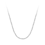 925 Sterling Silver Choker Necklace Retro Chains Women Short Necklaces