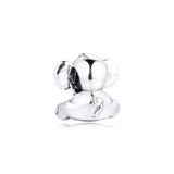 925 Silver Elephant Charm Beads for Bracelet Jewelry