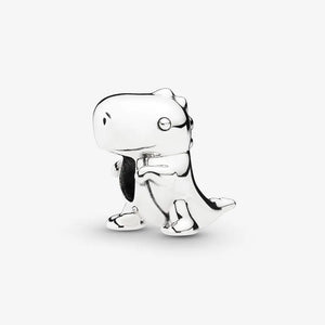 925 Sterling Silver Dino the Dinosaur Charm Bead for Jewelry Making