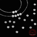 925 Sterling Silver DIY Alphabet Bracelets for Women Girl Kids