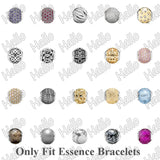 925 Sterling Silver Essence Bead Charm for Bracelet