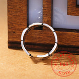 925 Sterling Silver Fish Ring Adjustable Women's Jewelry
