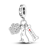 925 Sterling Silver Jersey Number Beads for Bracelet DIY Jewelry